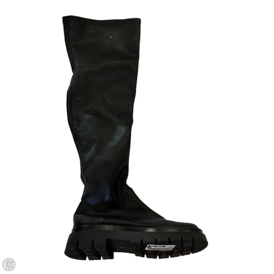 Boots Knee Heels By Steve Madden In Black, Size: 10