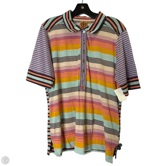 Top Short Sleeve By Cmb In Multi-colored, Size: Xl