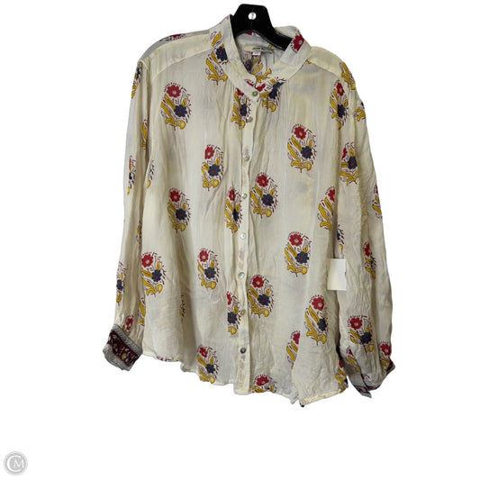 Top Long Sleeve By Cma In Red, Size: 2x