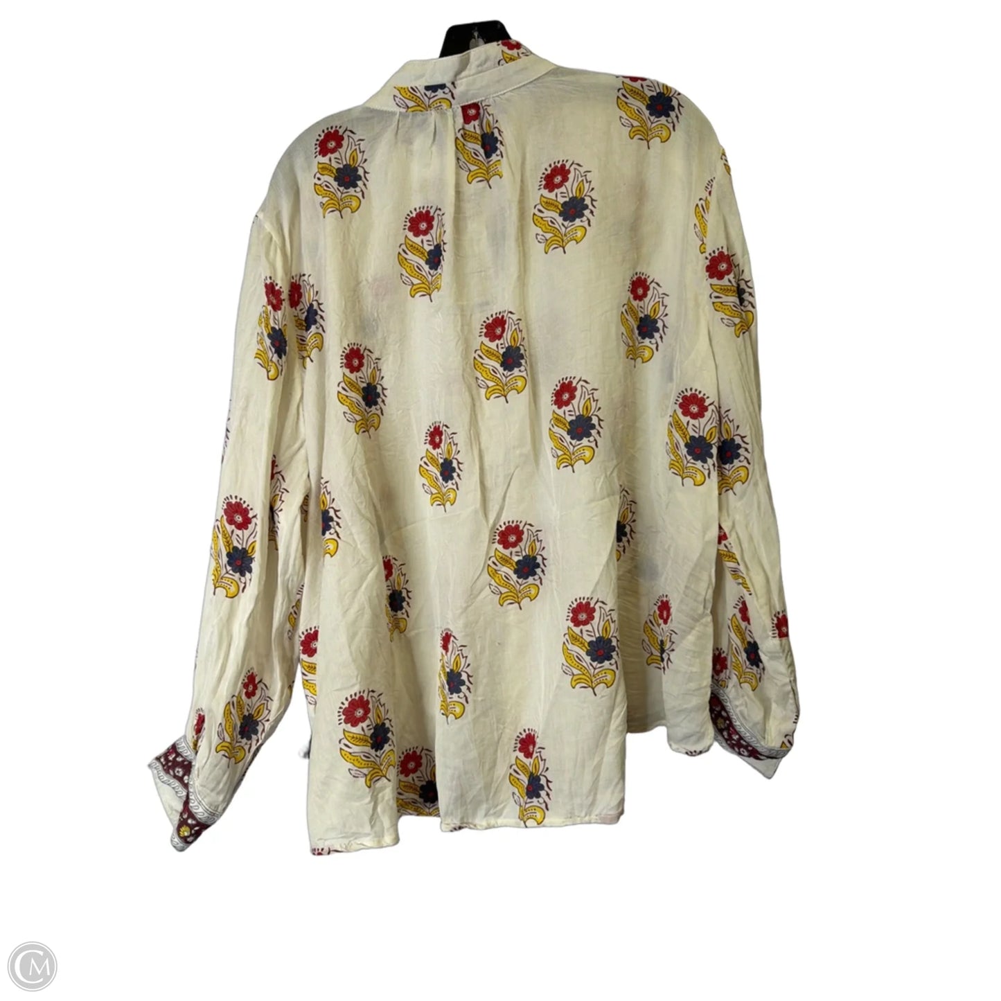 Top Long Sleeve By Cma In Red, Size: 2x