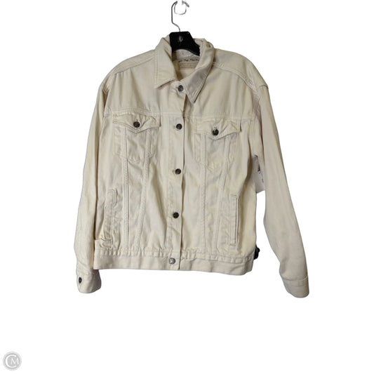 Jacket Denim By We The Free In Cream, Size: S