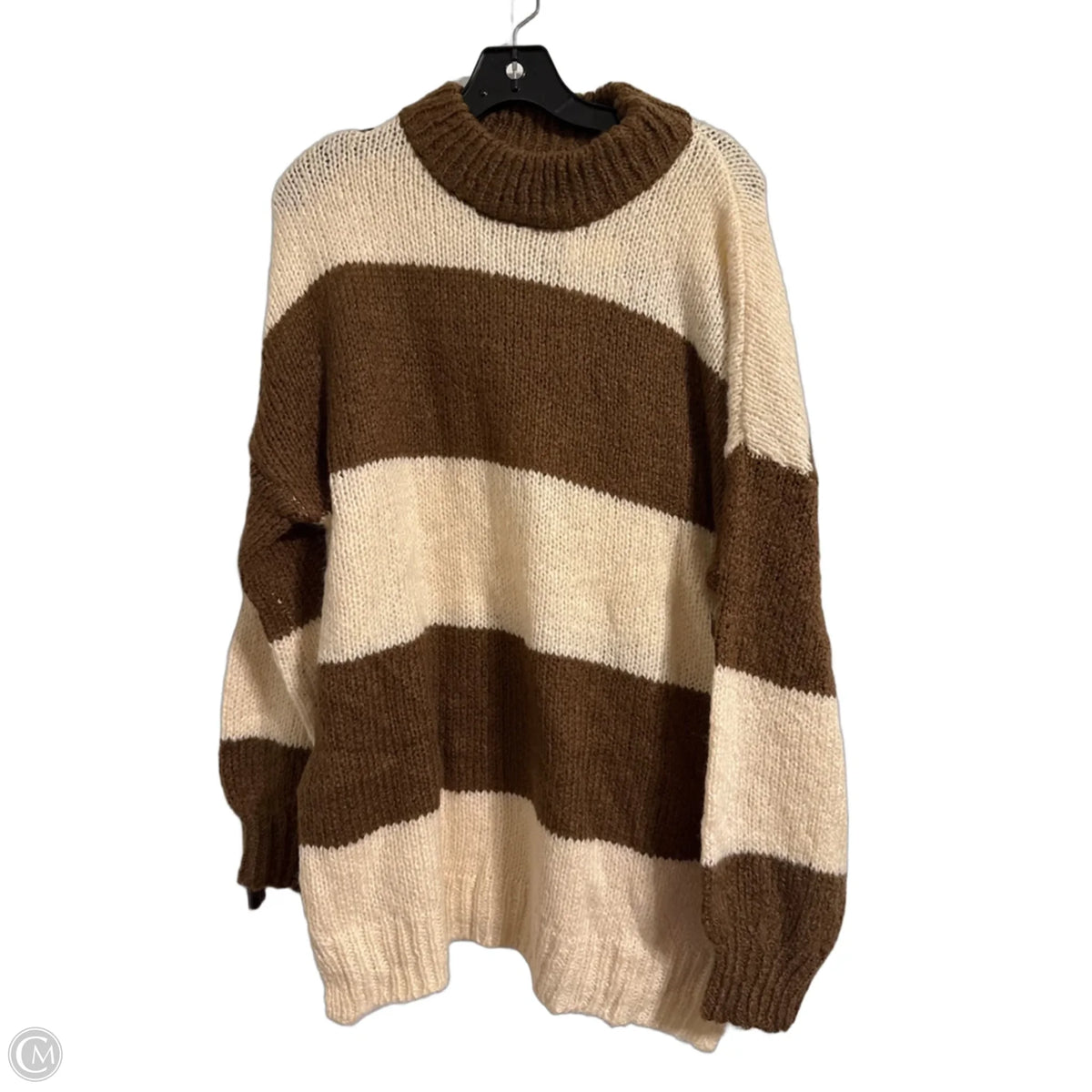 Sweater By Altard State In Brown & Cream, Size: Xs