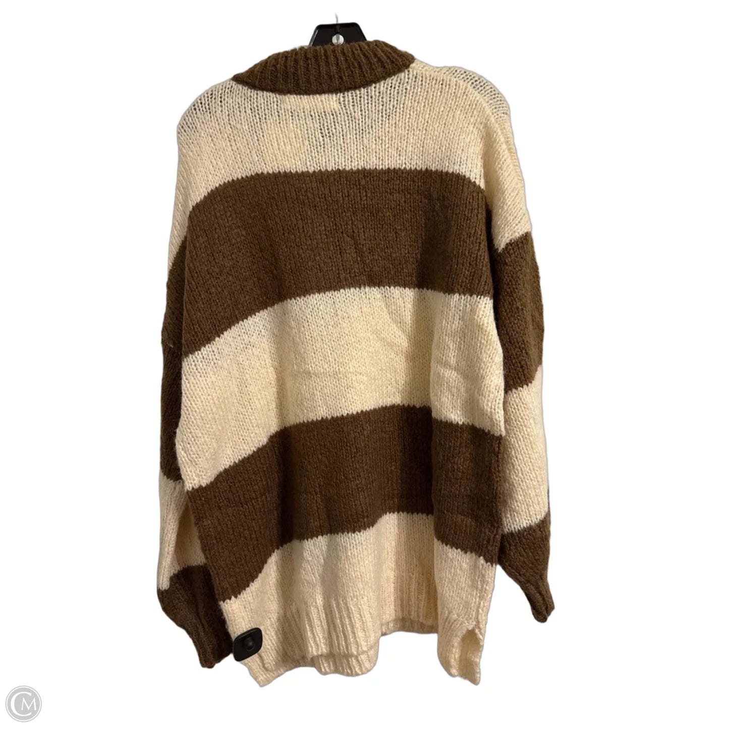 Sweater By Altard State In Brown & Cream, Size: Xs