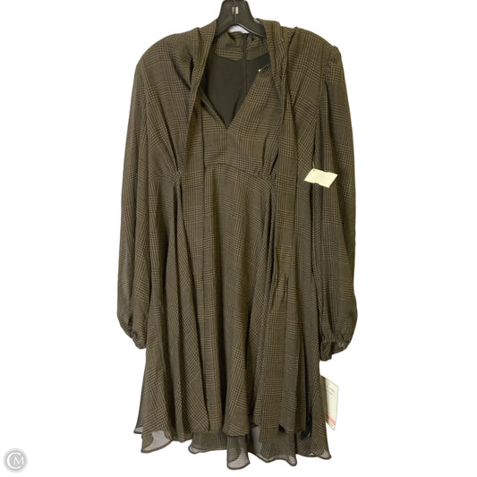 Dress Casual Midi By Taylor In Brown, Size: 10