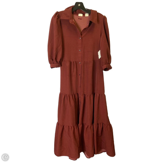 Dress Casual Maxi By Levis In Red, Size: S