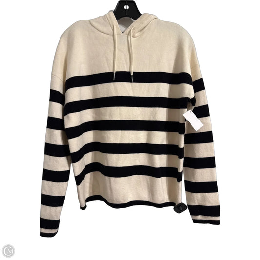 Sweatshirt Hoodie By Cynthia Rowley In Striped Pattern, Size: M