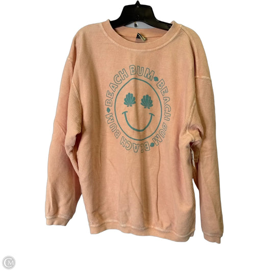 Sweatshirt Crewneck By Chicka-d In Pink, Size: M