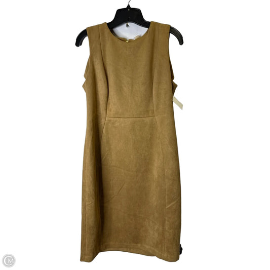Dress Work By Calvin Klein In Brown, Size: 12
