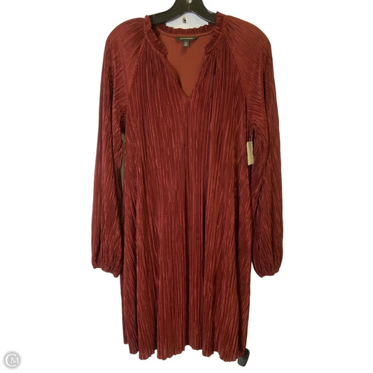 Dress Party Midi By Banana Republic In Red, Size: Xs