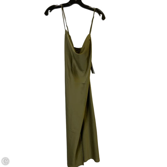 Dress Party Long By Banana Republic In Green, Size: Sp