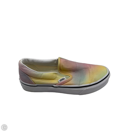 Shoes Sneakers By Vans In Tie Dye Print, Size: 7.5