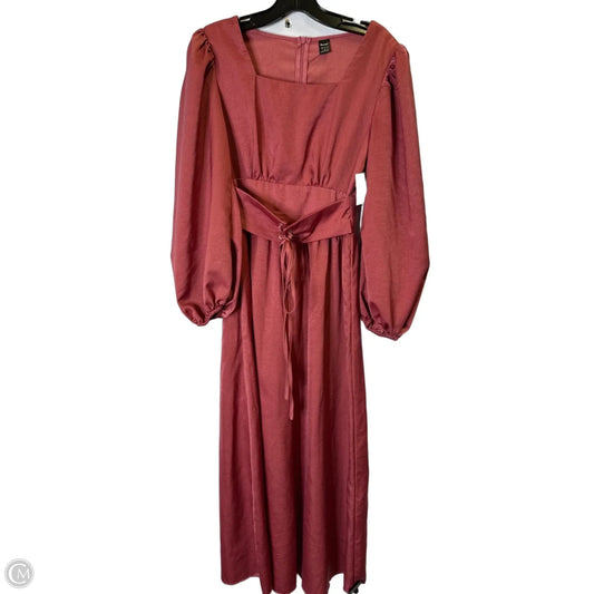 Dress Casual Maxi By Clothes Mentor In Pink, Size: 4