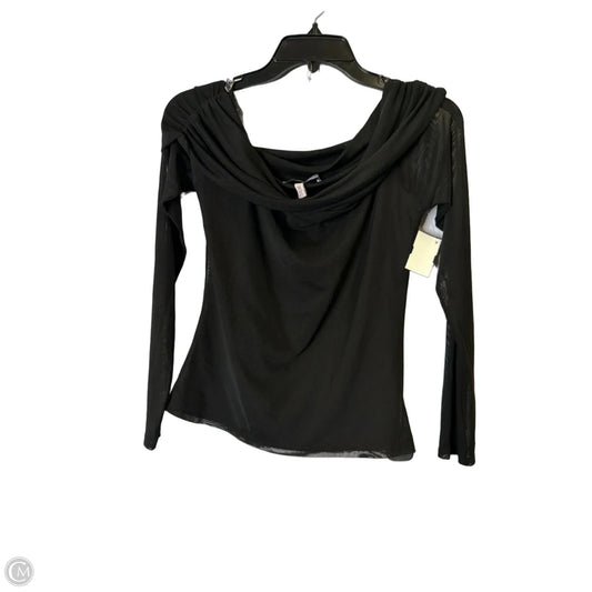 Top Long Sleeve By Harlow & Rose In Black, Size: M