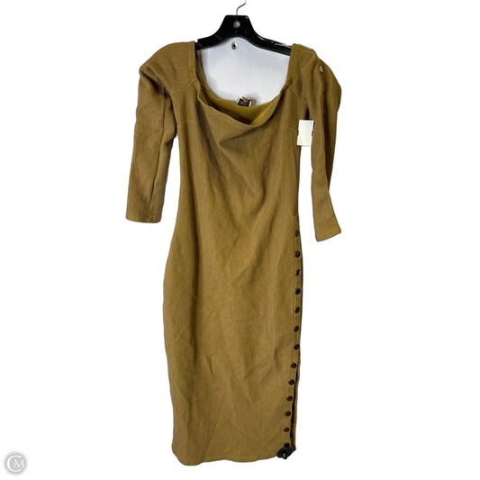 Dress Casual Maxi By Clothes Mentor In Brown, Size: M