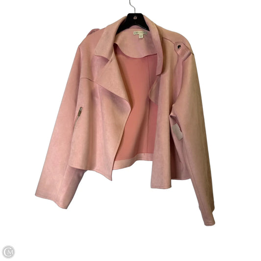 Cardigan By Cato In Pink, Size: 18