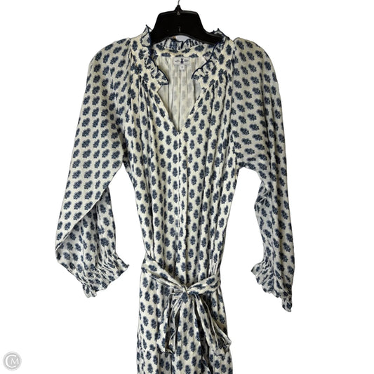 Dress Casual Maxi By Clothes Mentor In Blue & White, Size: S
