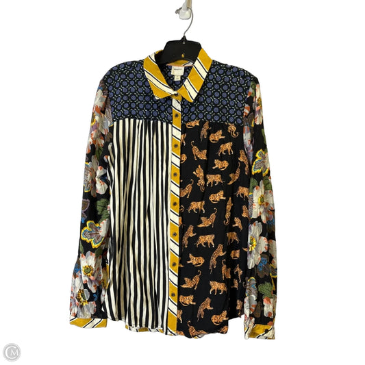 Top Long Sleeve By Maeve In Multi-colored, Size: Xl