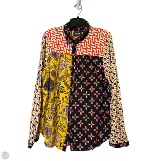Top Long Sleeve By Maeve In Multi-colored, Size: Xl