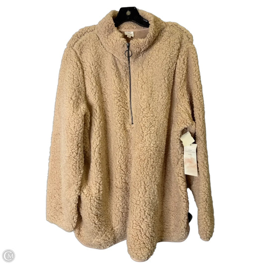 Jacket Faux Fur & Sherpa By New Directions In Pink, Size: 3x