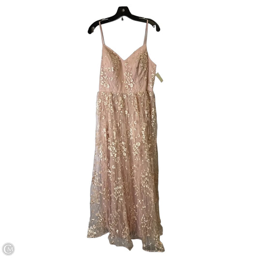 Dress Party Midi By Cmf In Pink, Size: Xl