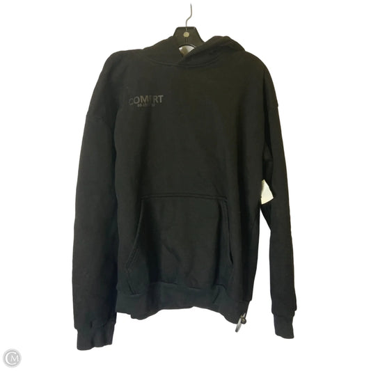 Sweatshirt Hoodie By Comfrt In Black, Size: Xl
