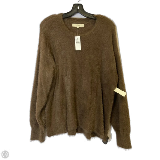 Sweater By Loft In Brown, Size: L