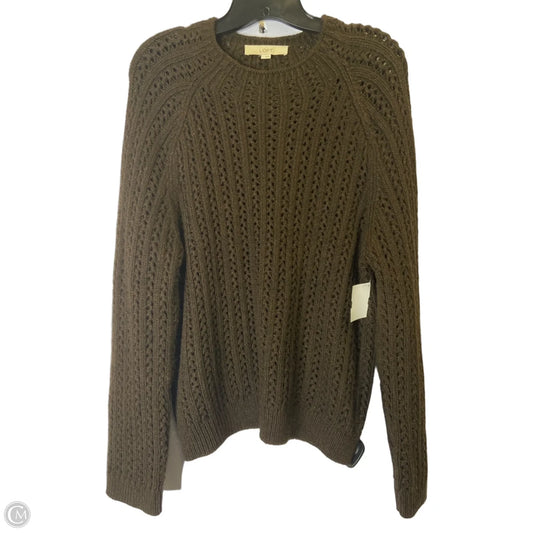 Sweater By Loft In Brown, Size: L