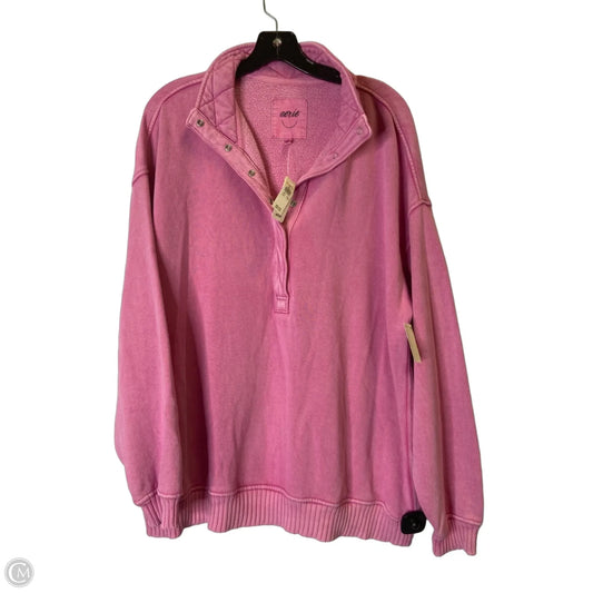 Sweatshirt Collar By Aerie In Pink, Size: S