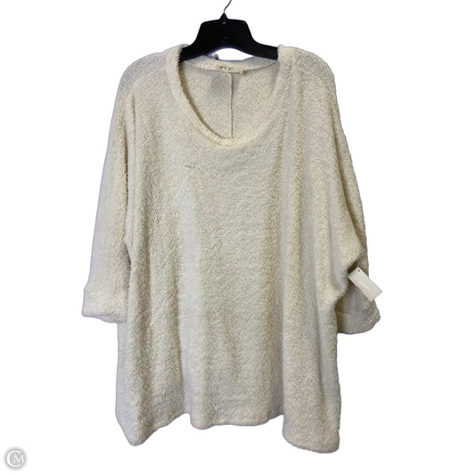 Sweater By Clothes Mentor In Cream, Size: S