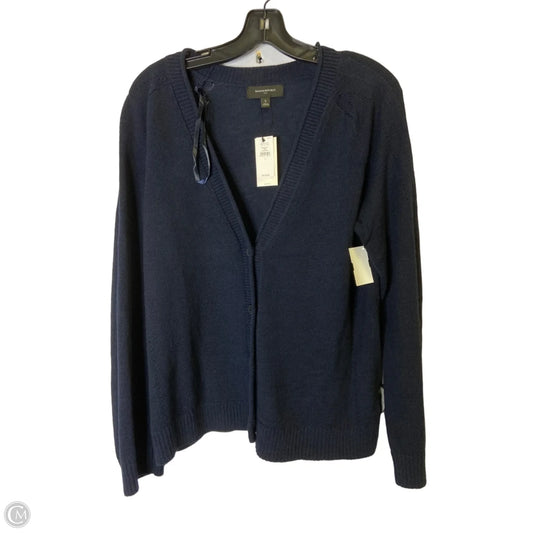 Cardigan By Banana Republic In Navy, Size: L