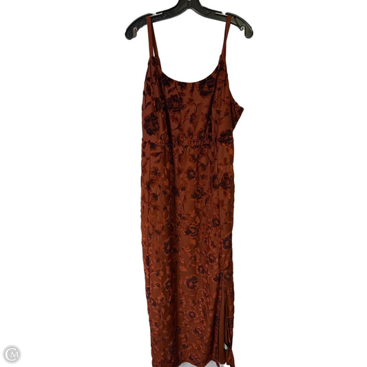 Dress Party Long By Torrid In Orange, Size: Xl