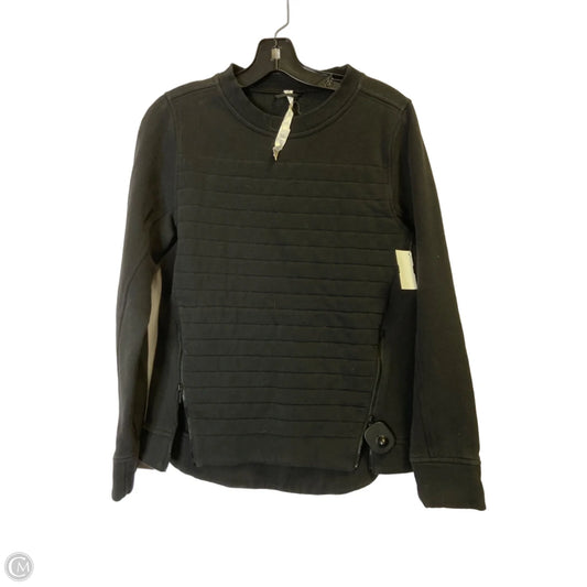 Athletic Sweatshirt Crewneck By Lululemon In Black, Size: 4