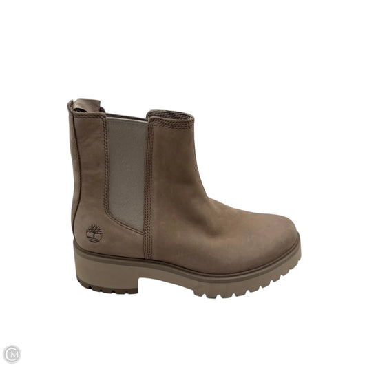 Boots Ankle Flats By Timberland In Taupe, Size: 7