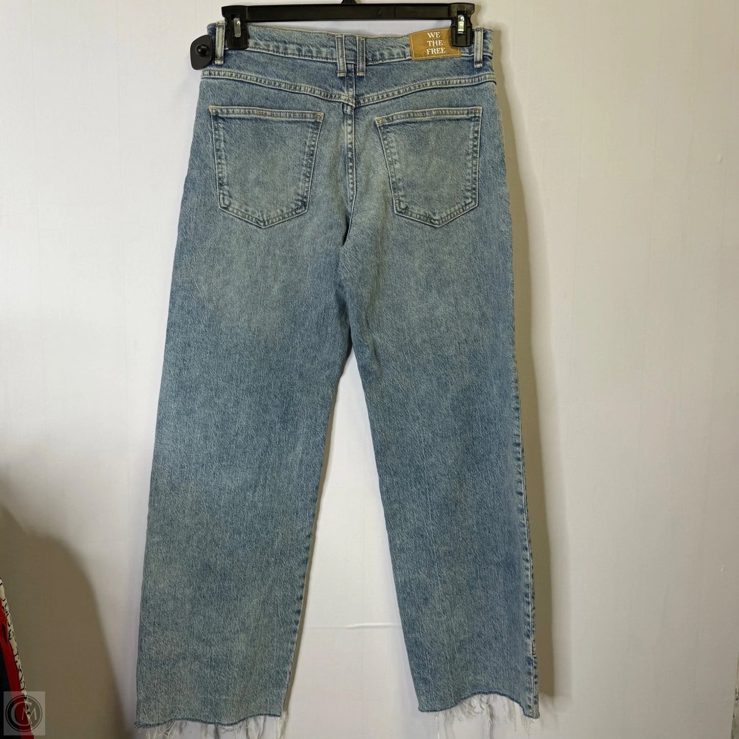Jeans Straight By We The Free In Blue Denim, Size: 6