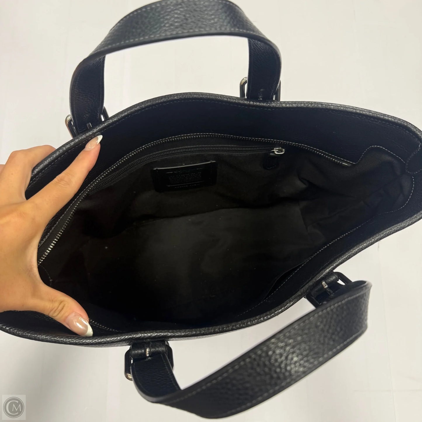 Tote Designer By Coach, Size: Medium