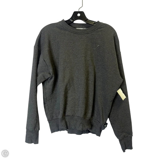 Sweatshirt Crewneck By Gym Shark In Grey, Size: M