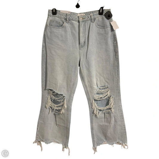 Jeans Flared By Vervet In Blue Denim, Size: 10