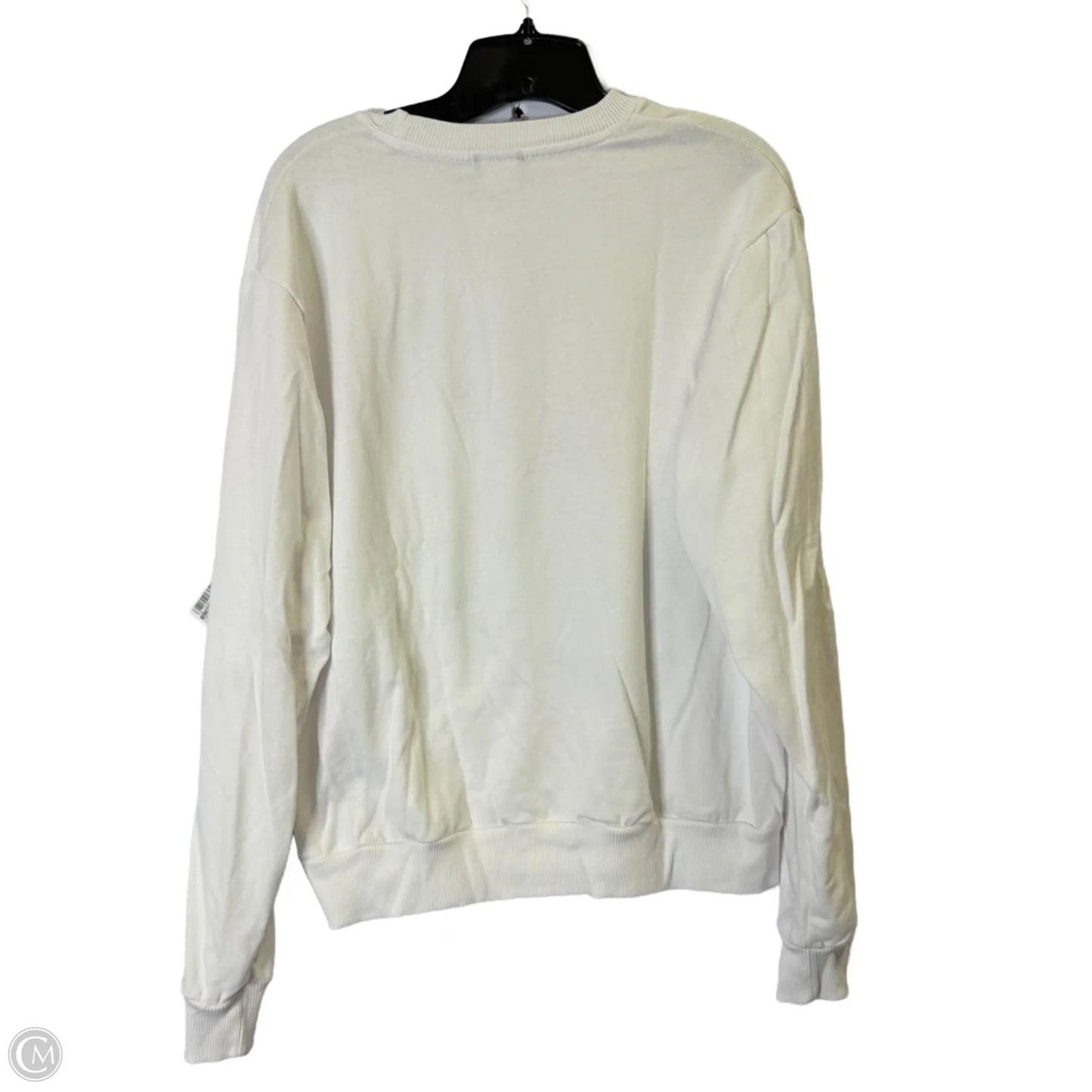 Top Long Sleeve By Disney In White, Size: S