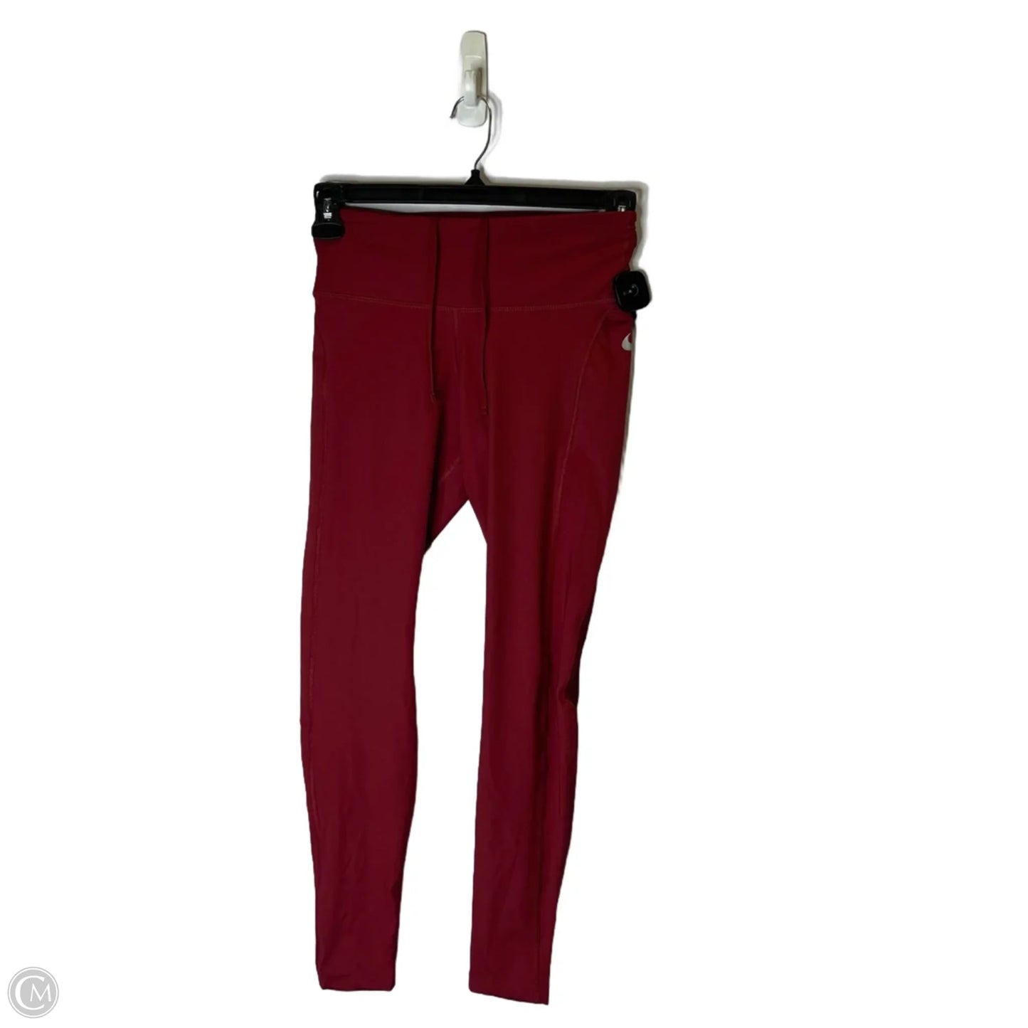 Athletic Leggings By Nike Apparel In Red, Size: S