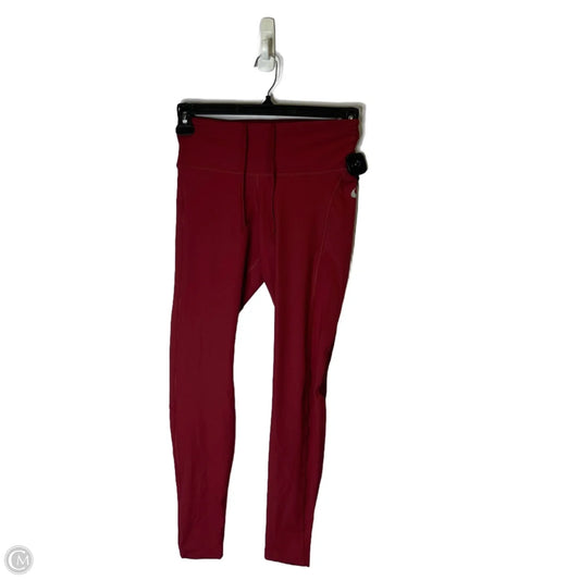 Athletic Leggings By Nike Apparel In Red, Size: S
