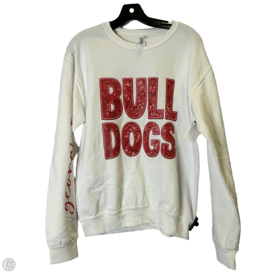 Sweatshirt Crewneck By Jerzees In White, Size: S