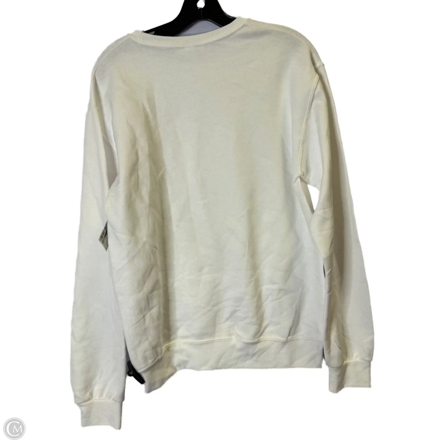Sweatshirt Crewneck By Jerzees In White, Size: S