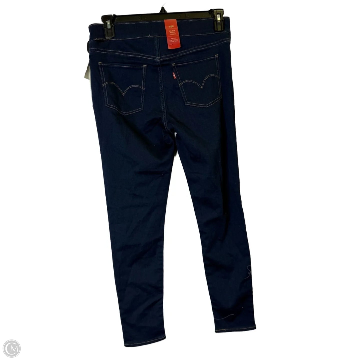 Jeans Skinny By Levis In Blue, Size: 10