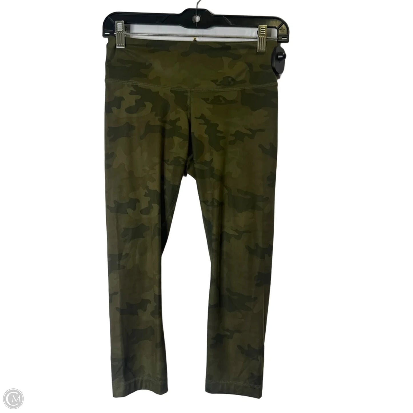 Athletic Capris By Lululemon In Green, Size: 4