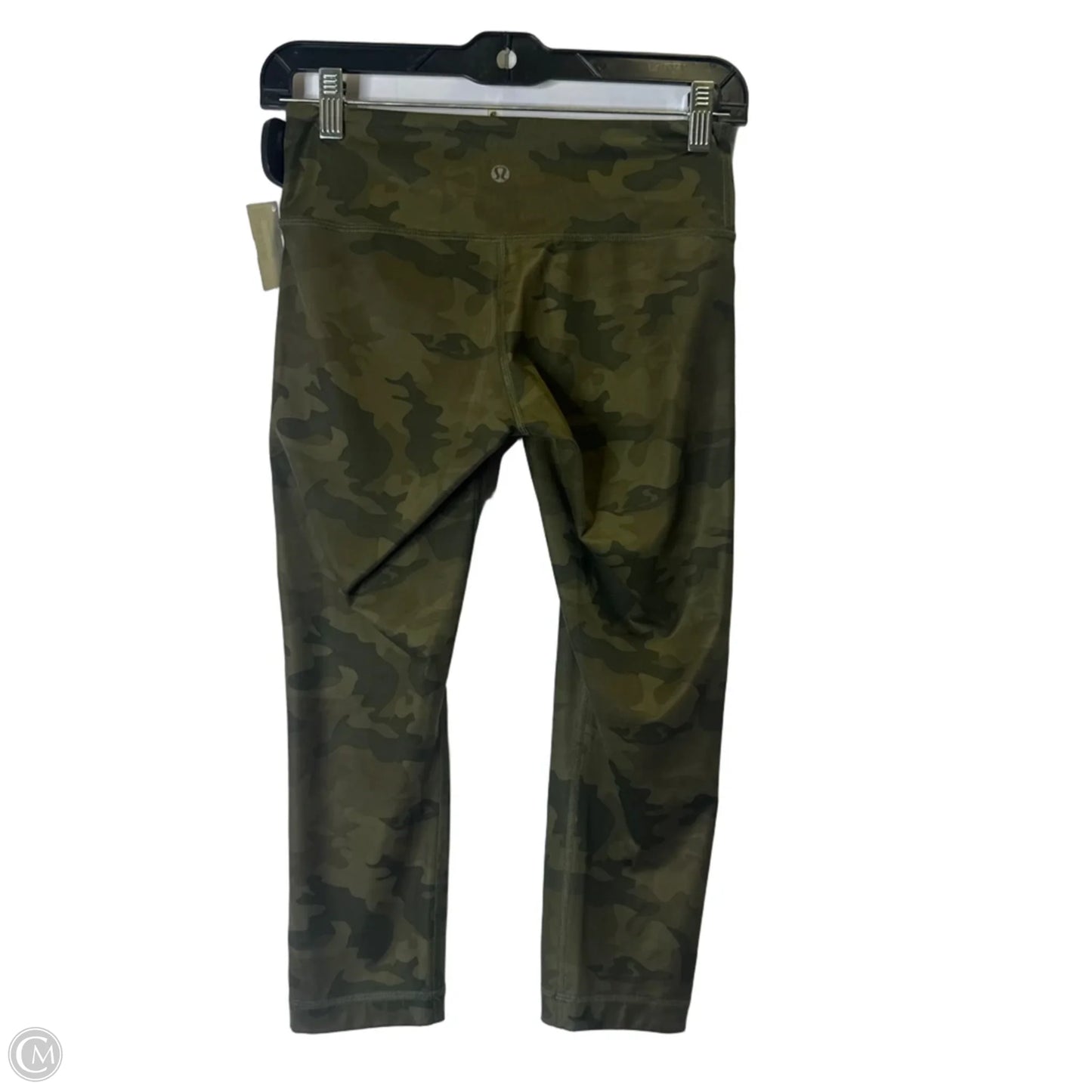 Athletic Capris By Lululemon In Green, Size: 4