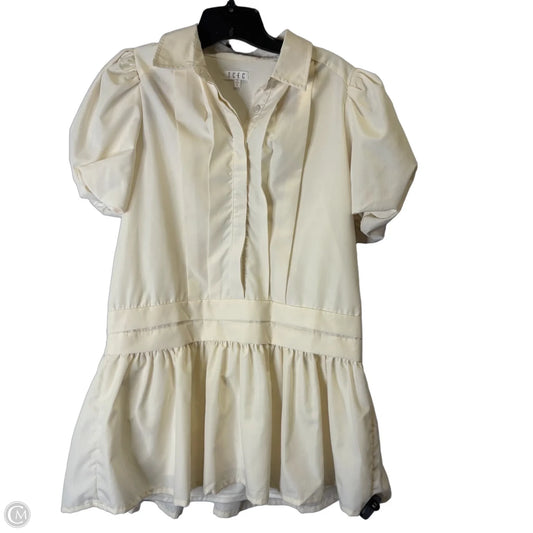 Dress Casual Short By Tcec In Cream, Size: S