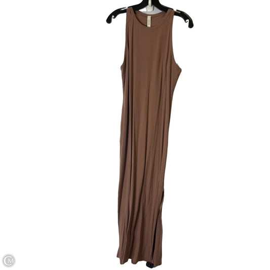 Athletic Dress By Lululemon In Brown, Size: M