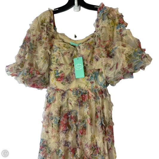 Dress Party Long By Clothes Mentor In Brown, Size: M