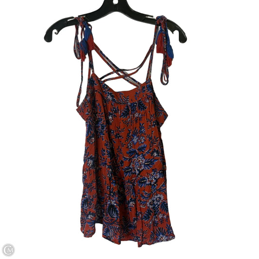 Top Sleeveless By Loft In Red, Size: Xs