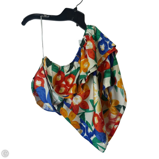 Top Short Sleeve By Tcec In Floral Print, Size: S